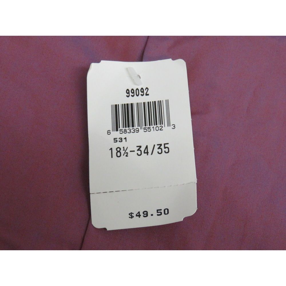 Mens FUBU The Collection Button Front Long‎ Sleeve Shirt Size 18 1/2 34/35 Big - Picture 6 of 8